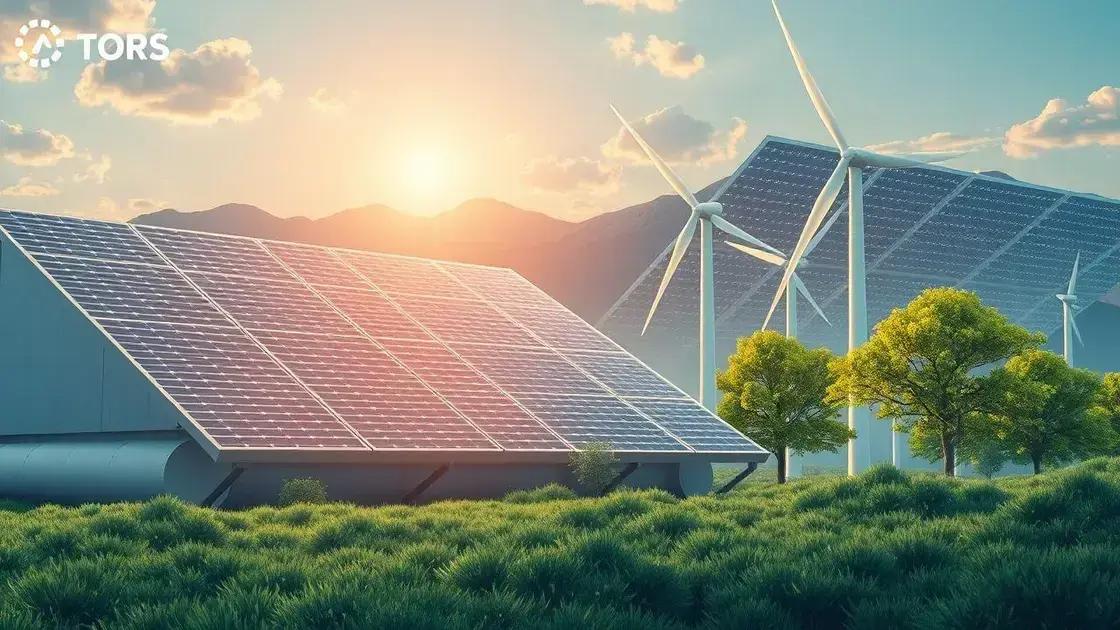 Future prospects for renewable energy sources