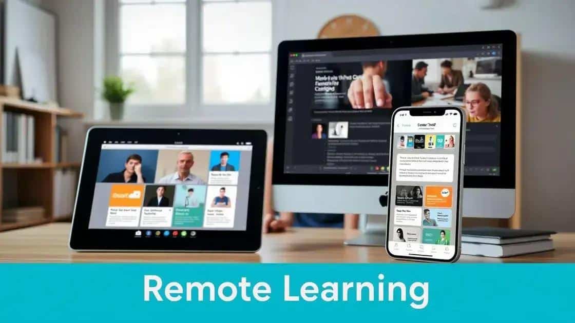 Key features of effective remote learning tools