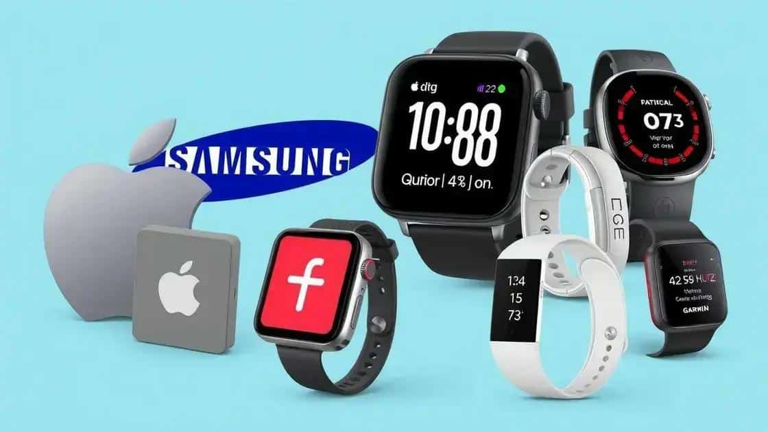 Key players in the wearable tech market