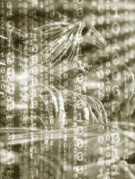A visual representation of encryption, showing data being transformed into unreadable ciphertext through a complex algorithm, and then back into readable data with the correct decryption key.