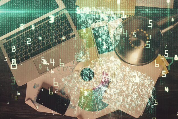 A collage featuring various regulatory symbols and icons, representing the compliance and legal challenges faced by fintech startups operating in the embedded finance sector in the US.
