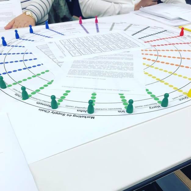 A visual representation of a compliance program, showing interconnected components such as risk assessment, policies, training, monitoring, and reporting. Each component is highlighted with icons representing its function.