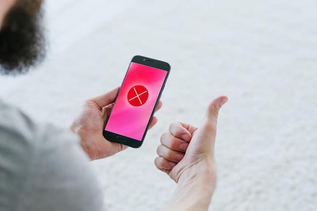 A close-up shot of a smartphone screen displaying an error message related to a failed transaction due to security issues. Red warning signs and error codes are visible.