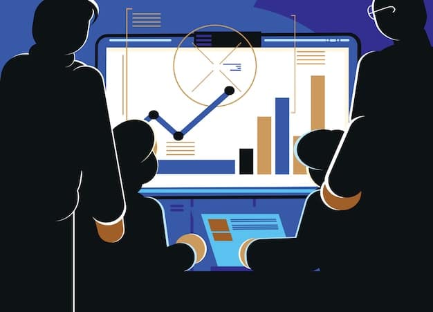 A dashboard displaying key metrics related to cybersecurity awareness training, such as phishing click rates, reporting rates for suspicious emails, and overall improvement in employee knowledge scores.