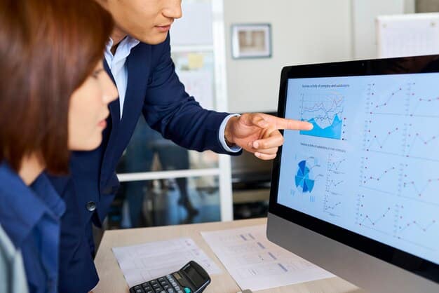 A dashboard displaying various data points related to a customer's financial behavior, including spending habits, savings goals, and investment preferences. The dashboard features charts, graphs, and key metrics, all presented in an intuitive and visually appealing format.