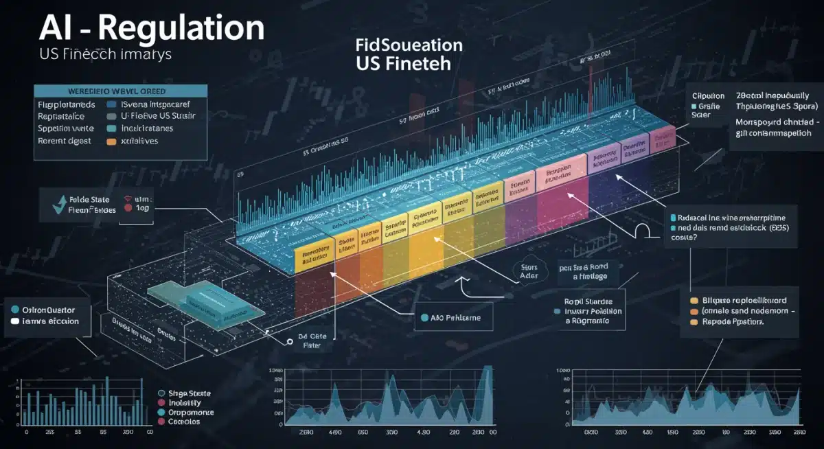 Infographic showing multi-layered AI regulations for US fintech
