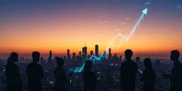 Futuristic city representing fintech innovation and growth in 2026