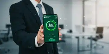 Digital wallet interface showing 8% fee reduction for businesses in 2026