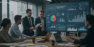 Professionals collaborating on fintech strategic partnerships to boost valuation by 25% by 2026