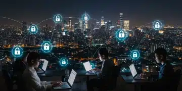 Secure Access Service Edge (SASE) protecting a distributed fintech workforce in 2026.