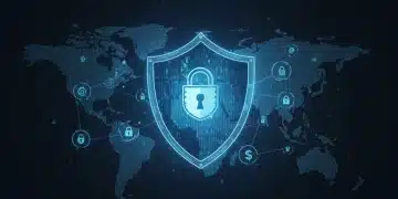 Digital shield protecting fintech data network from cyberattacks