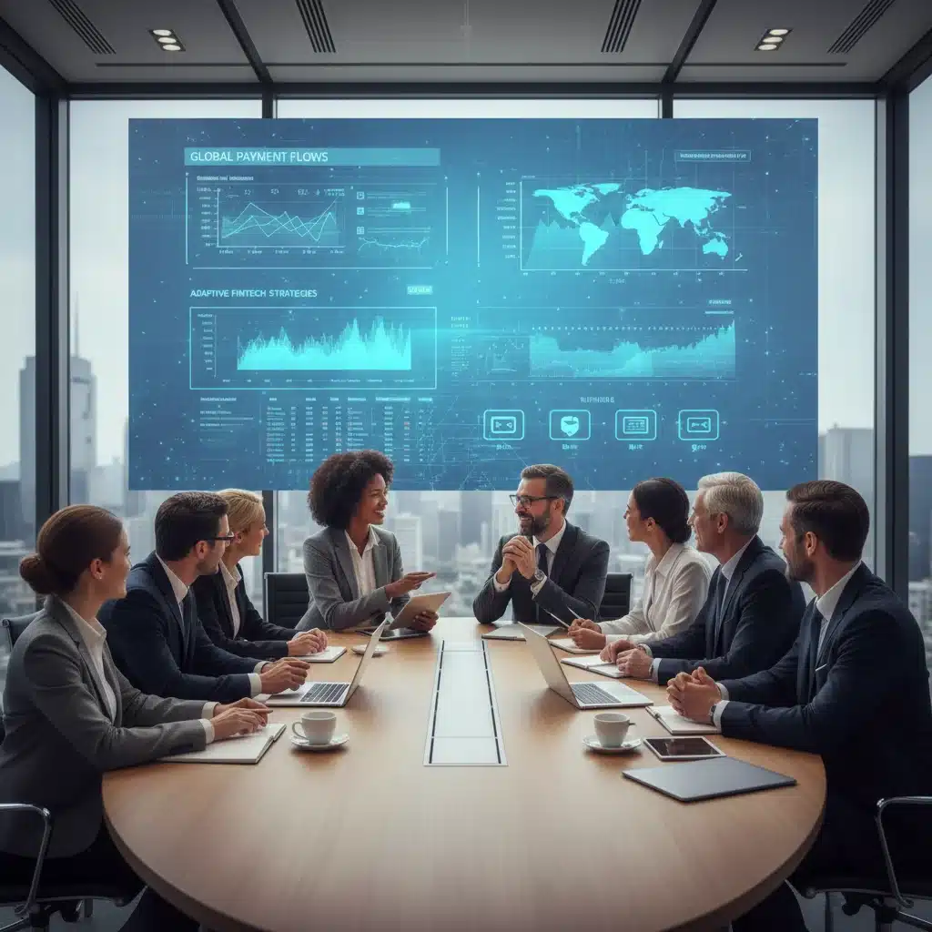 Business leaders strategizing about real-time payment integration and financial operations.