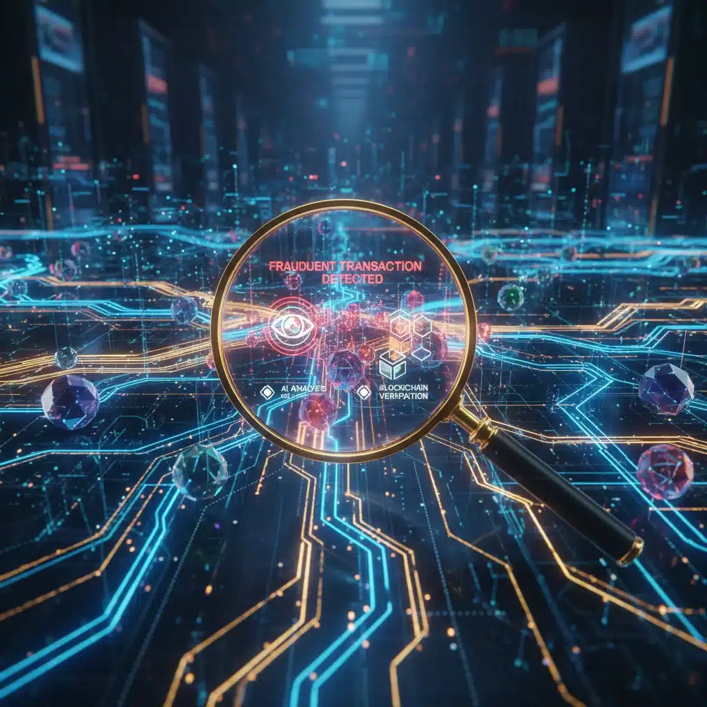 Advanced AI and machine learning actively detecting and preventing fraudulent financial activities.